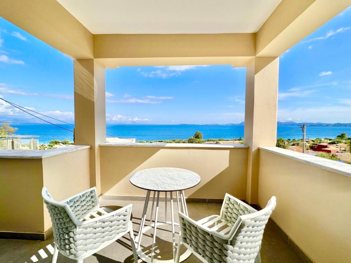 Luxury Villa Barbati Sun With Private Pool By Dadovillas Bagian luar foto