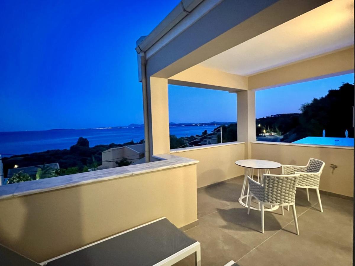 Luxury Villa Barbati Sun With Private Pool By Dadovillas Bagian luar foto