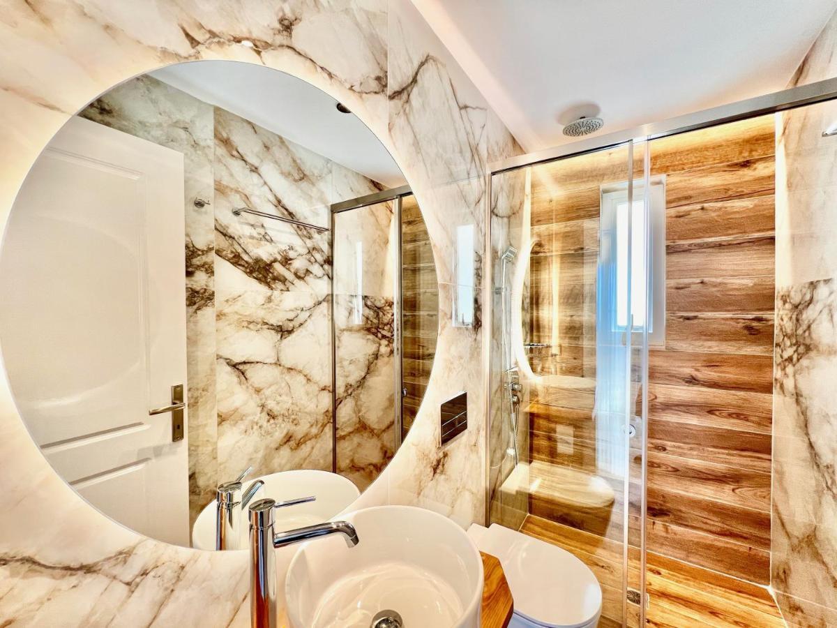 Luxury Villa Barbati Sun With Private Pool By Dadovillas Bagian luar foto
